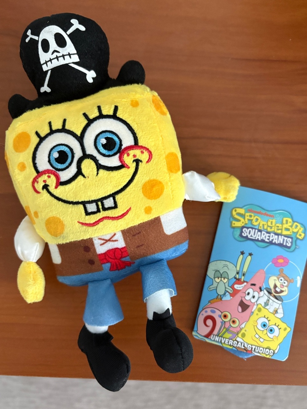 SpongeBob Squarepants Pirate Shoulder Plush, BNWT